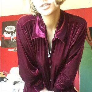 Vintage velvet throw on “jacket”